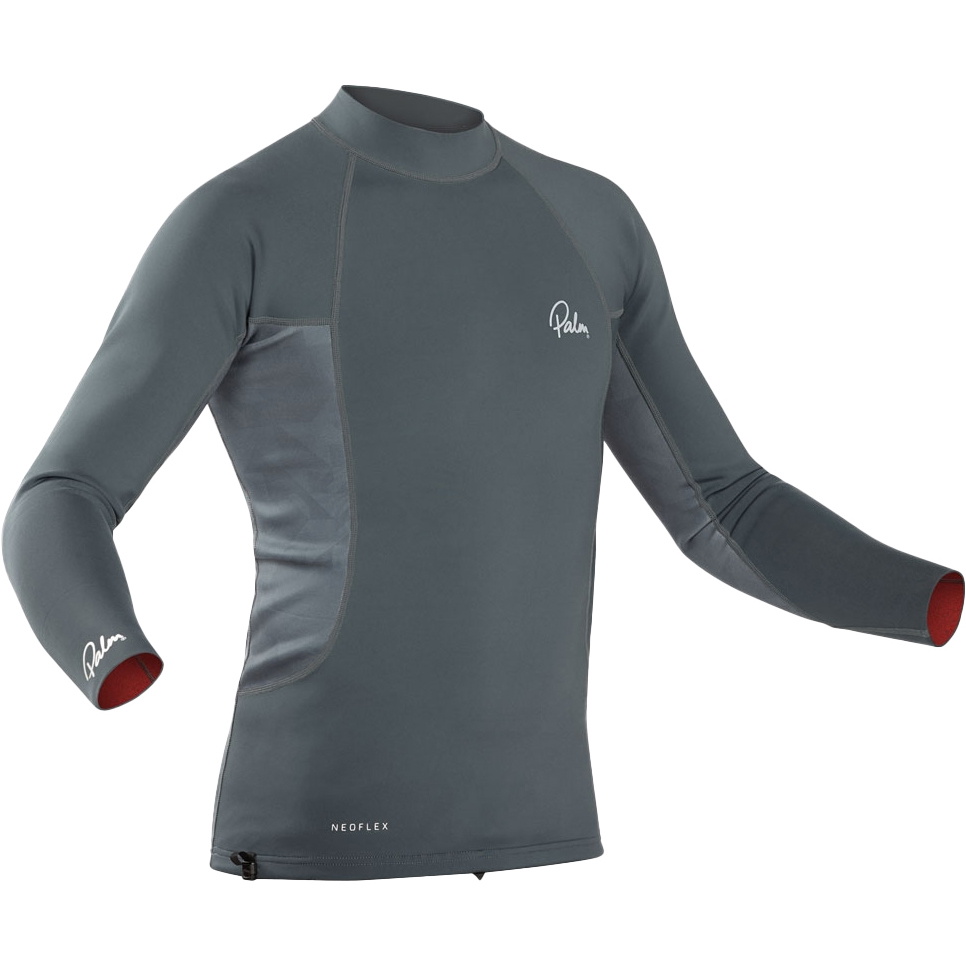 2026 Palm Mens NeoFlex Neoprene Long Sleeve Top 12795 - Jet Grey